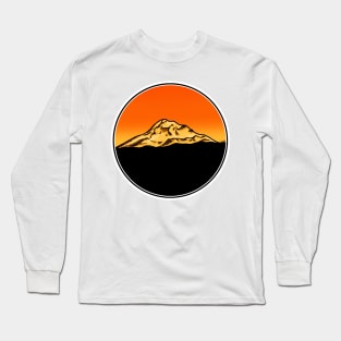 Mt. Rainier at Sunset Long Sleeve T-Shirt